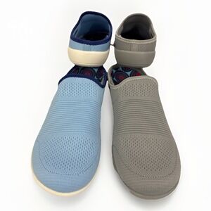 2 Pairs Revitalign Miranda Orthotic Washable Knit Mules Slip-On Sneakers 10B